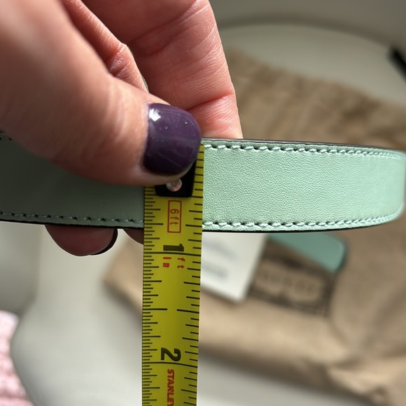 Gucci Thin Mint GG Belt - Picture 4 of 5